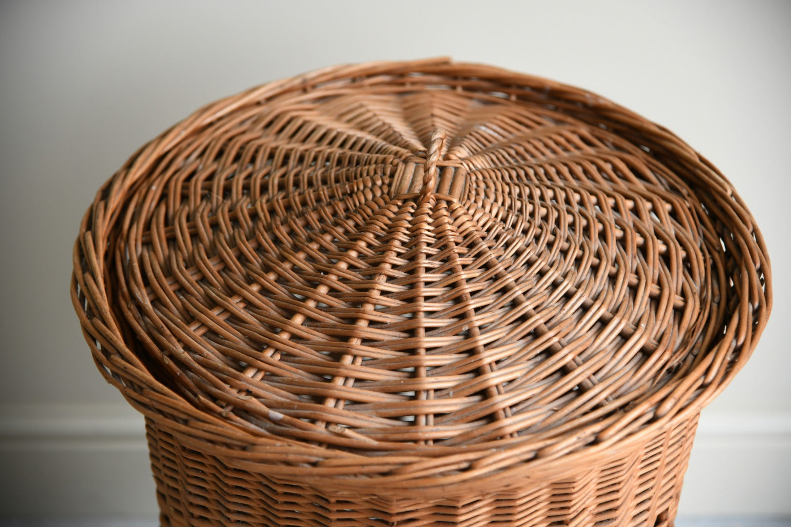Large Vintage Wicker Basket