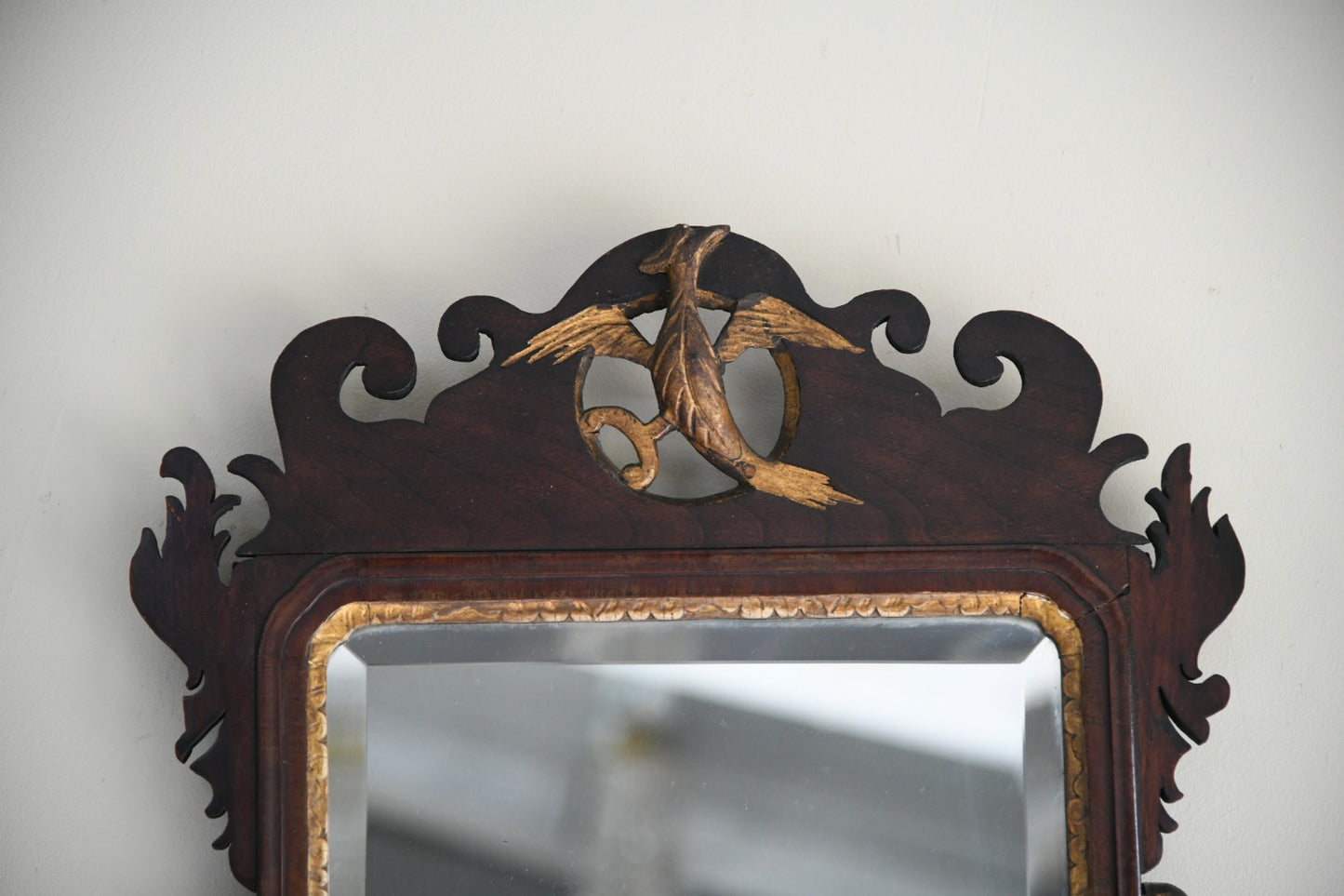 Antique Mahogany Mirror