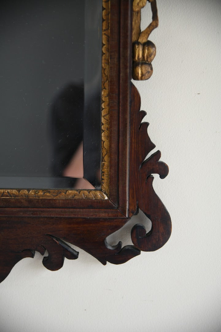 Antique Mahogany Mirror