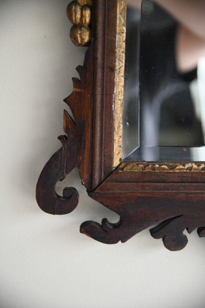 Antique Mahogany Mirror