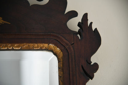 Antique Mahogany Mirror