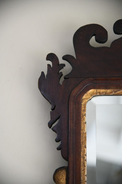 Antique Mahogany Mirror