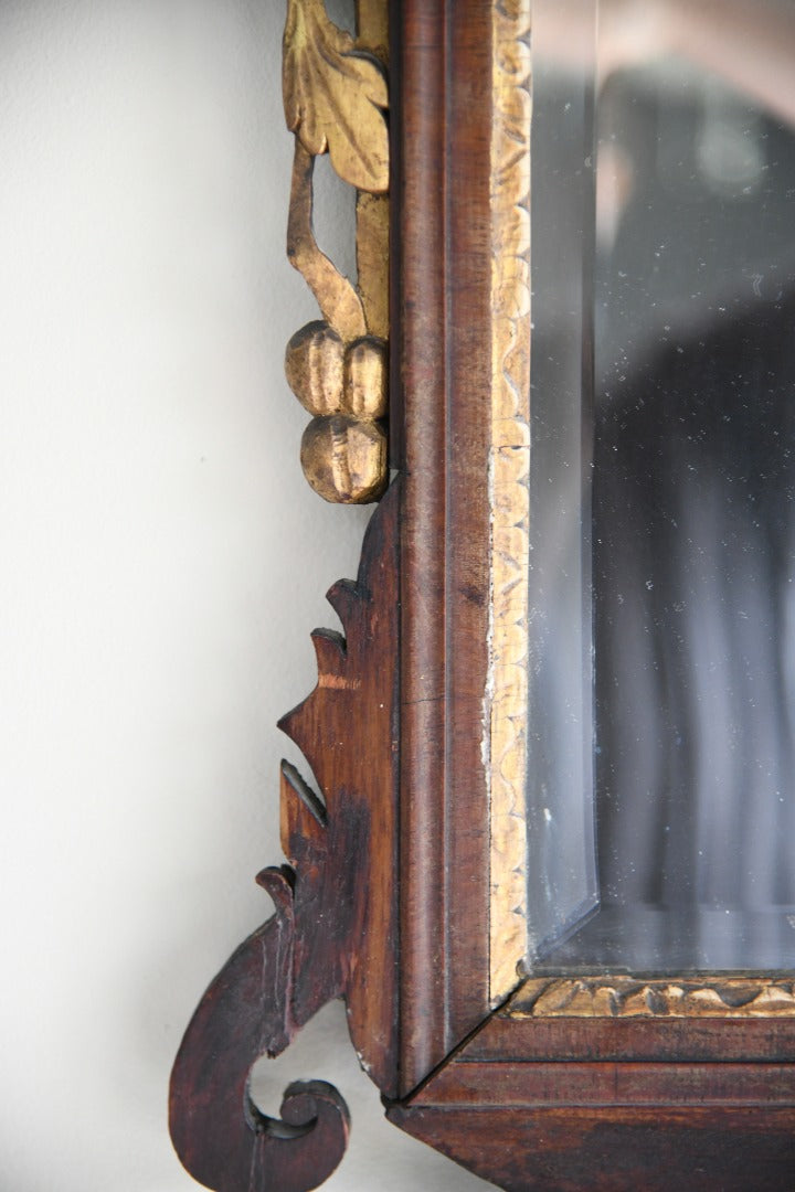 Antique Mahogany Mirror