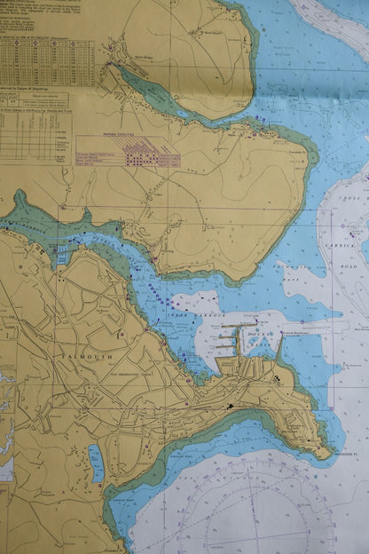 Falmouth Harbour Map