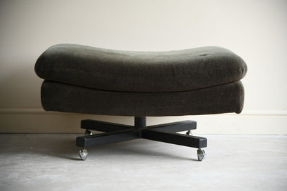 Retro Upholstered Foot Stool