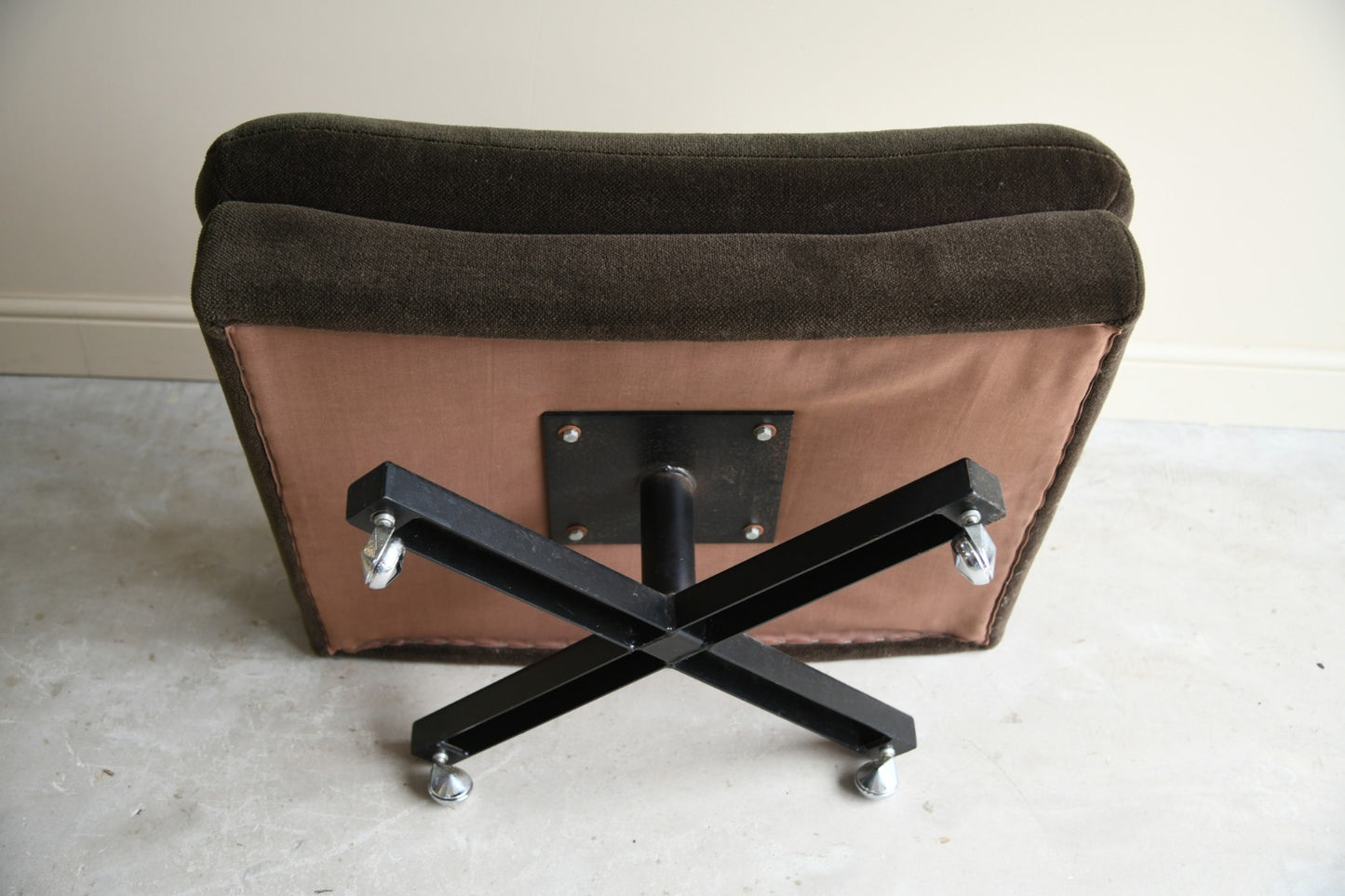 Retro Upholstered Foot Stool