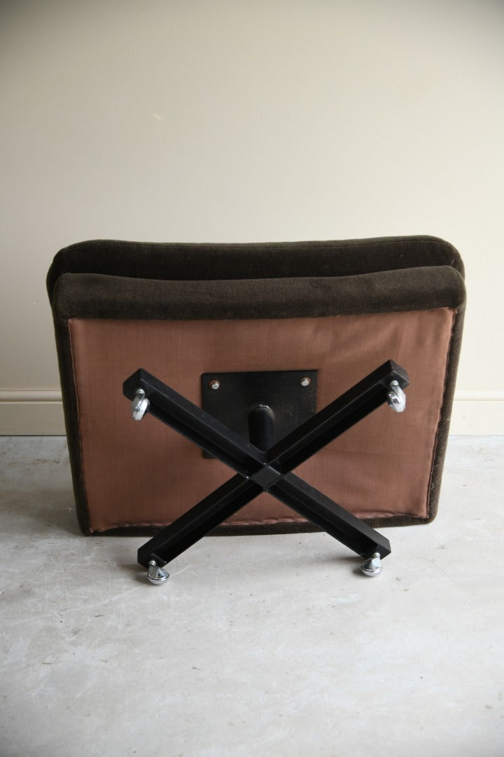 Retro Upholstered Foot Stool