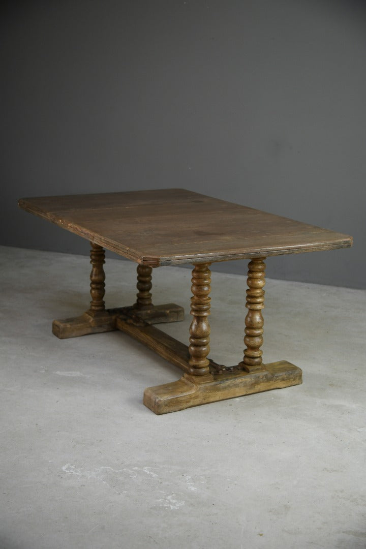 Rustic Oak Refectory Table