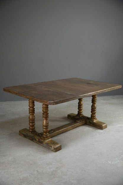 Rustic Oak Refectory Table