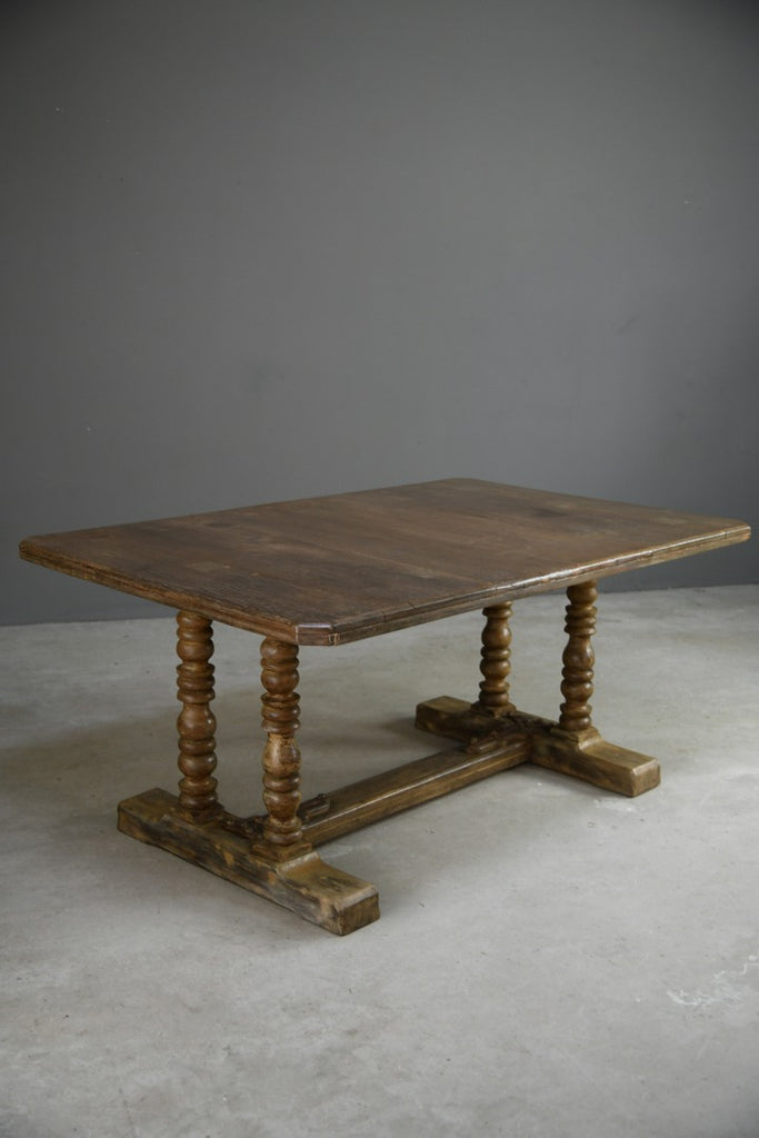 Rustic Oak Refectory Table