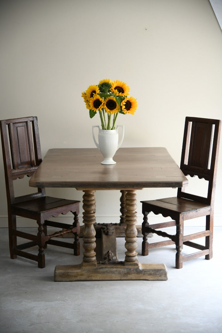 Rustic Oak Refectory Table