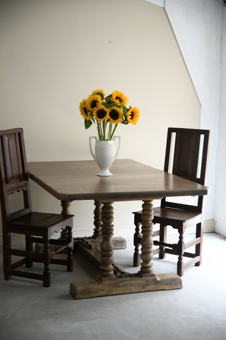 Rustic Oak Refectory Table