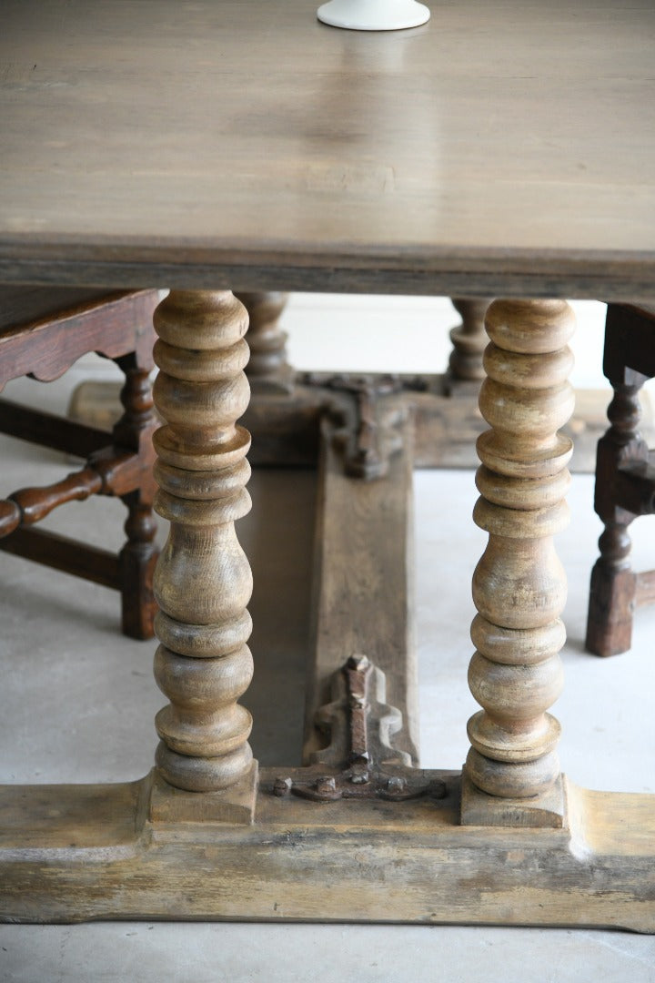 Rustic Oak Refectory Table