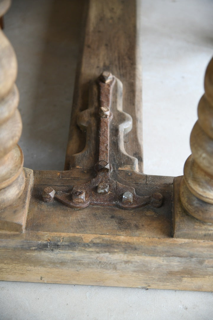 Rustic Oak Refectory Table