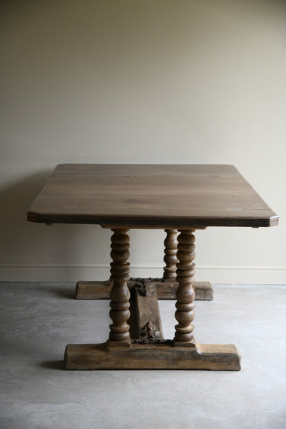 Rustic Oak Refectory Table