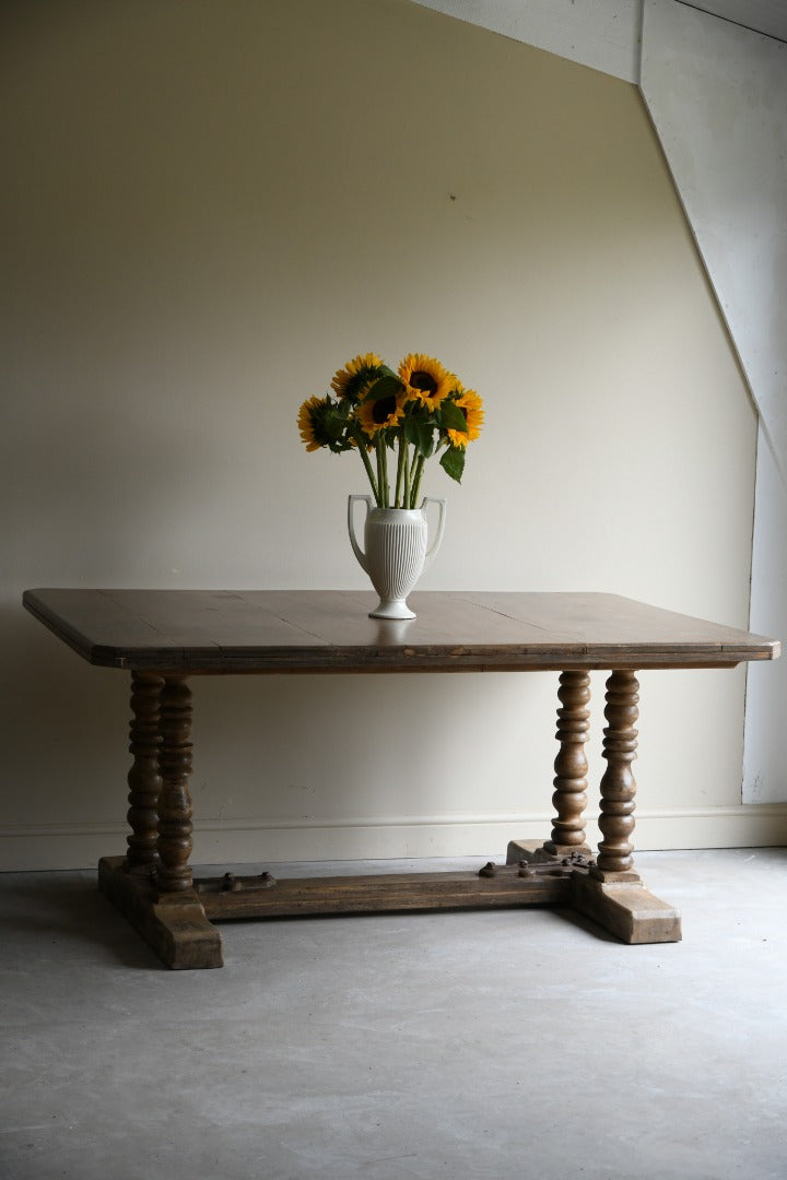 Rustic Oak Refectory Table