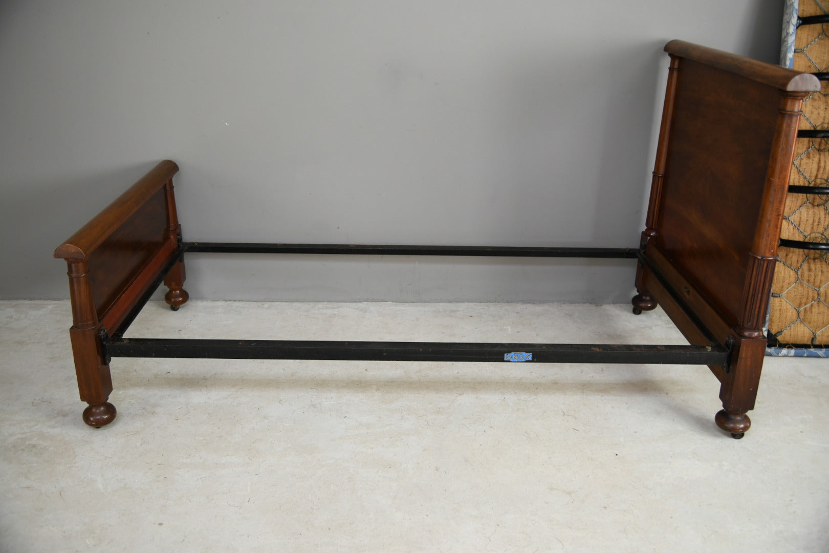 Pair Antique Mahogany 3ft Single Beds