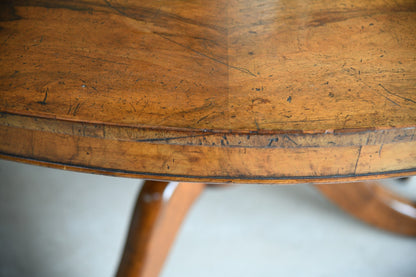 Victorian Walnut Tilt Top Table