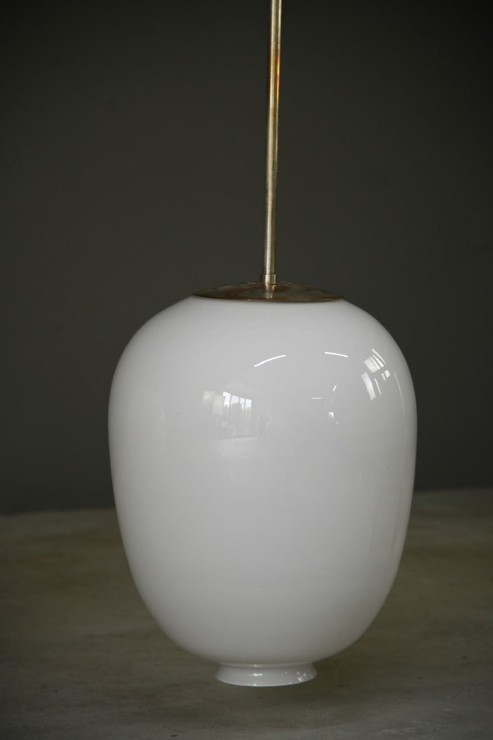 Single Mid Century Murano Stilnovo Style Pendant Lamp