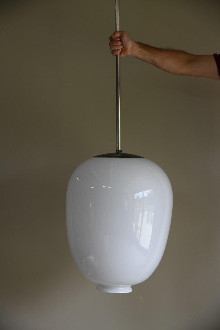 Single Mid Century Murano Stilnovo Style Pendant Lamp