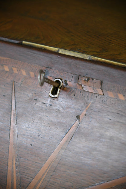 Antique Georgian Oak Writing Bureau