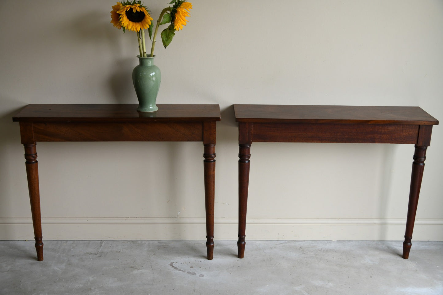 Pair Mahogany Occasional Tables