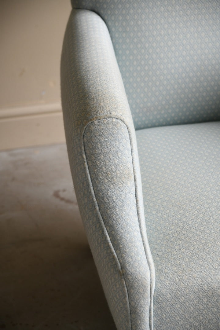 Victorian Blue Upholstered Armchair