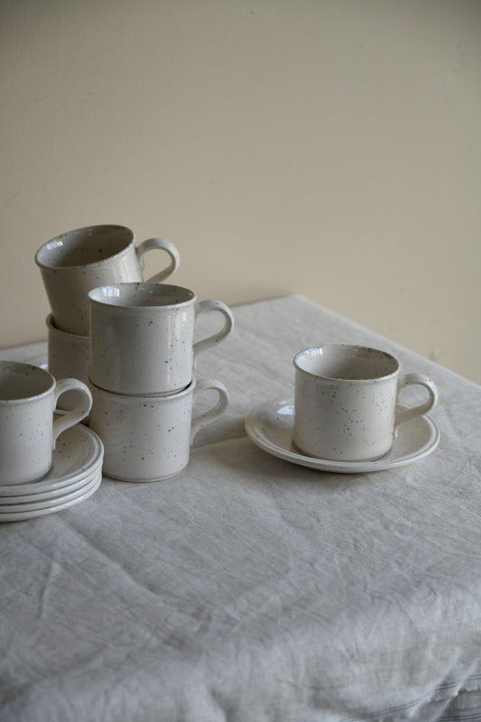 John Tams Confetti Cups & Saucers