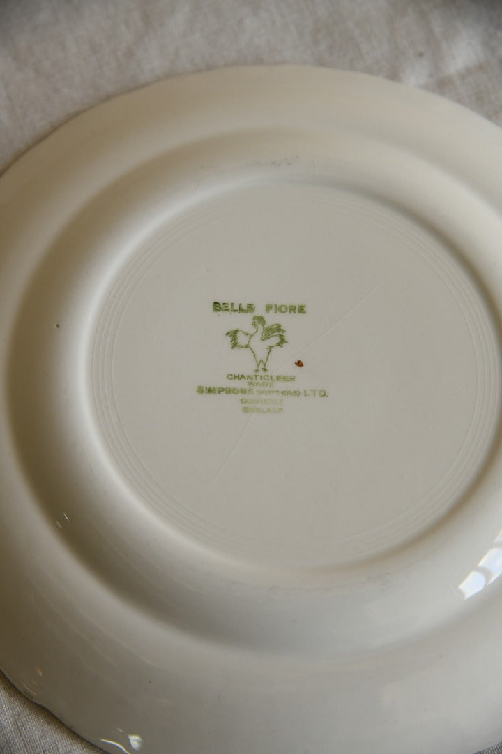 6 Simpsons Chanticleer Belle Fiore Plates