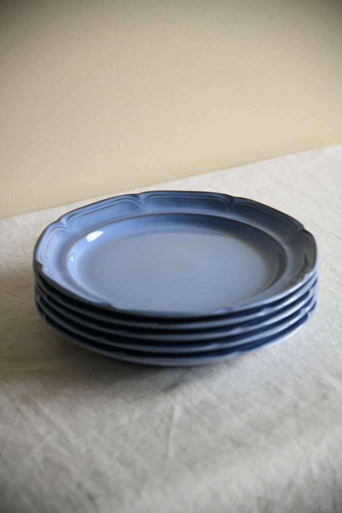5 Vintage International Table Works Country Blue Dinner Plates