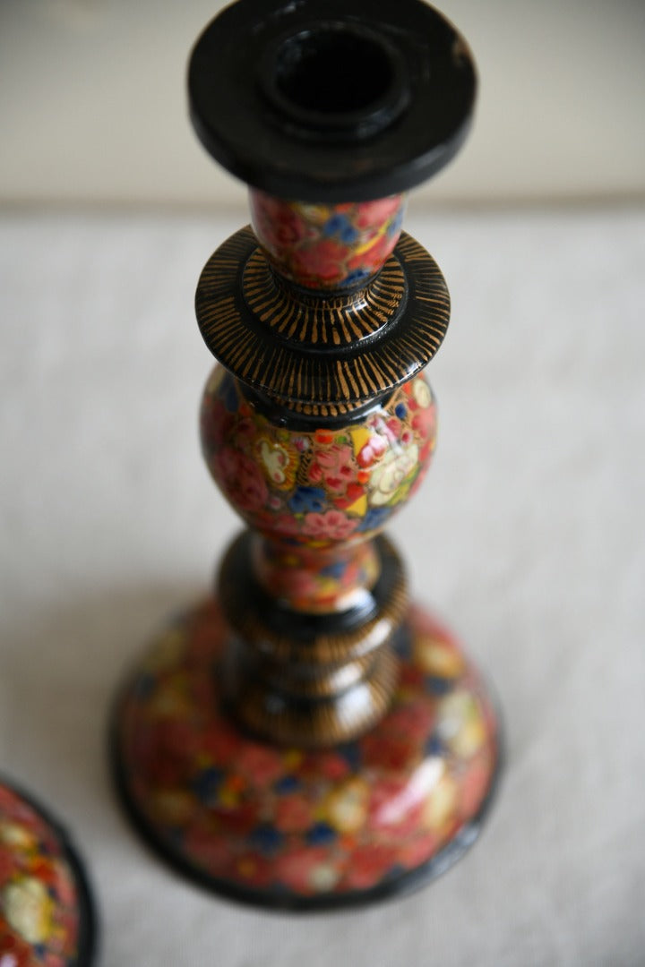 Kashmiri Floral Candlestsicks