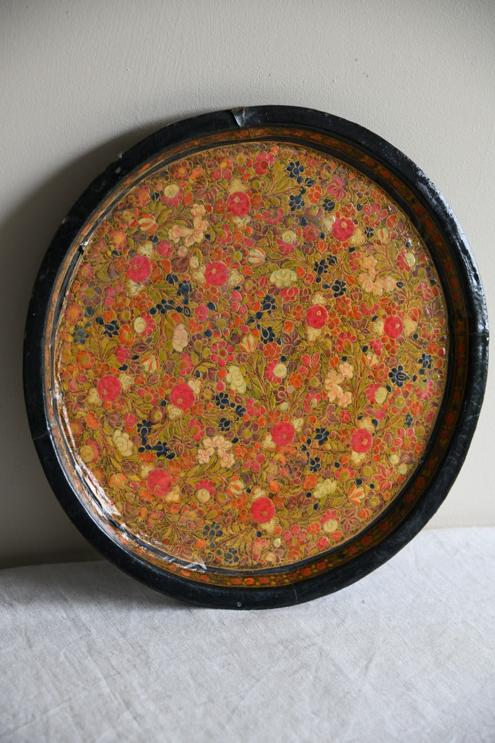 Vintage Kashmiri Papier Mache Tray