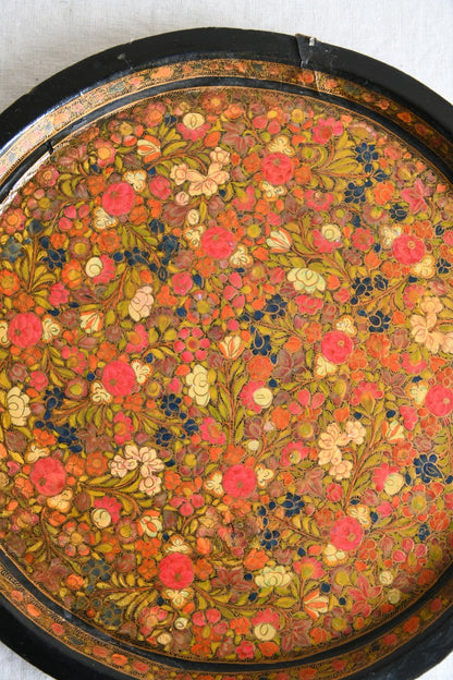 Vintage Kashmiri Papier Mache Tray