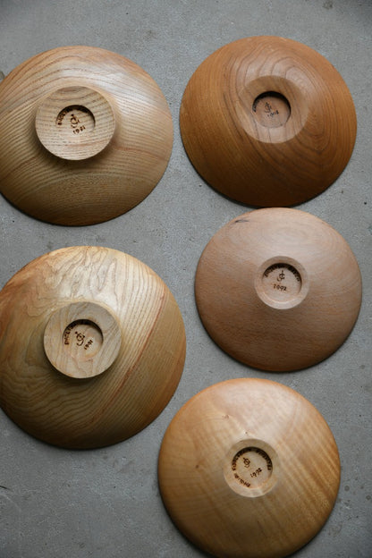 Collection Wooden Bowls