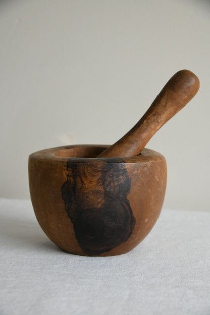 Olive Wood Pestle and Mortar