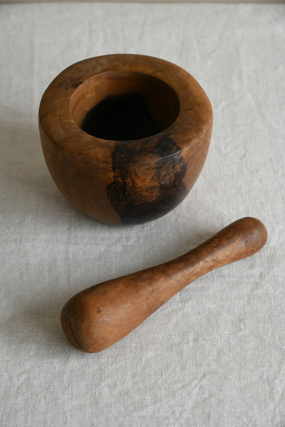 Olive Wood Pestle and Mortar