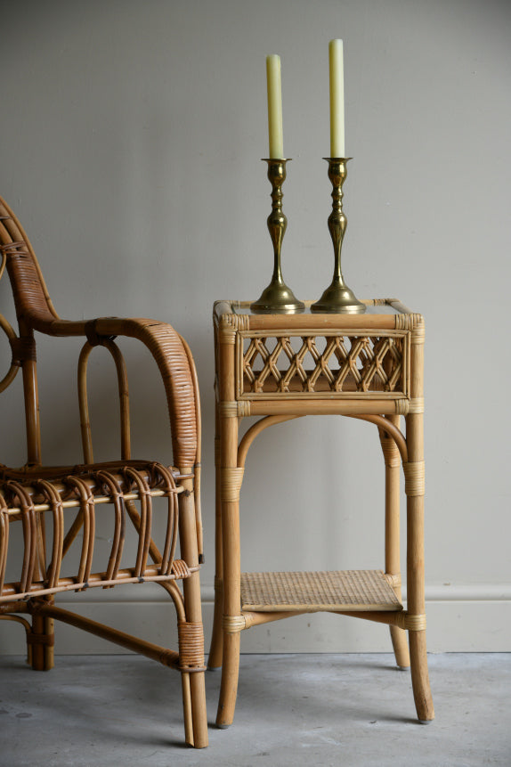 Retro Cane Side Table