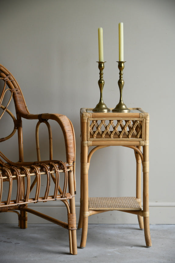 Retro Cane Side Table