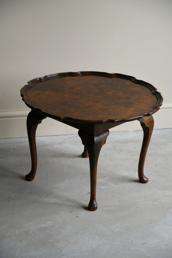 Walnut Pie Crust Coffee Table