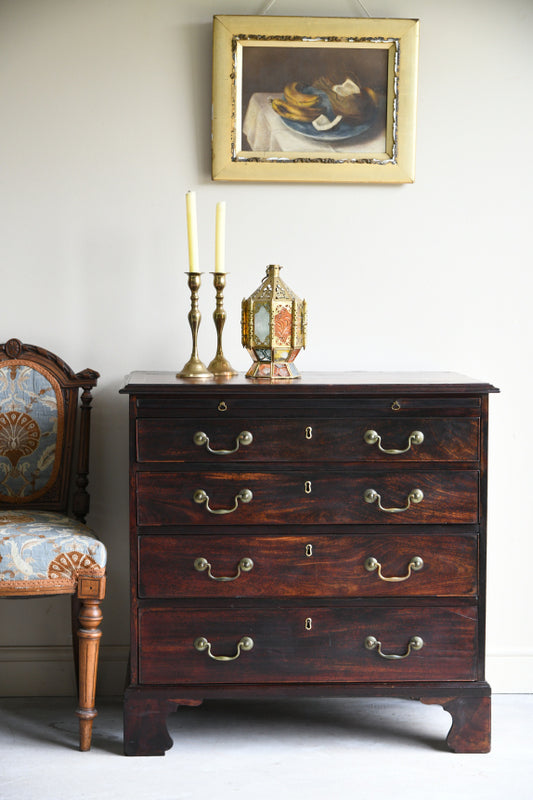 Antique Mahogany Bachelors Chest