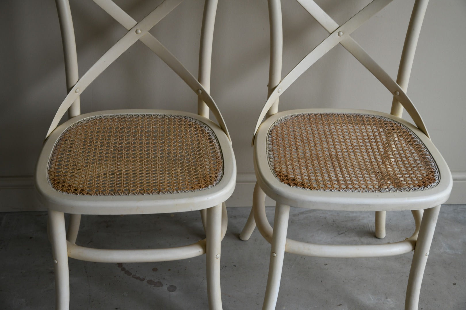 Pair Bistro Style Kitchen Chairs