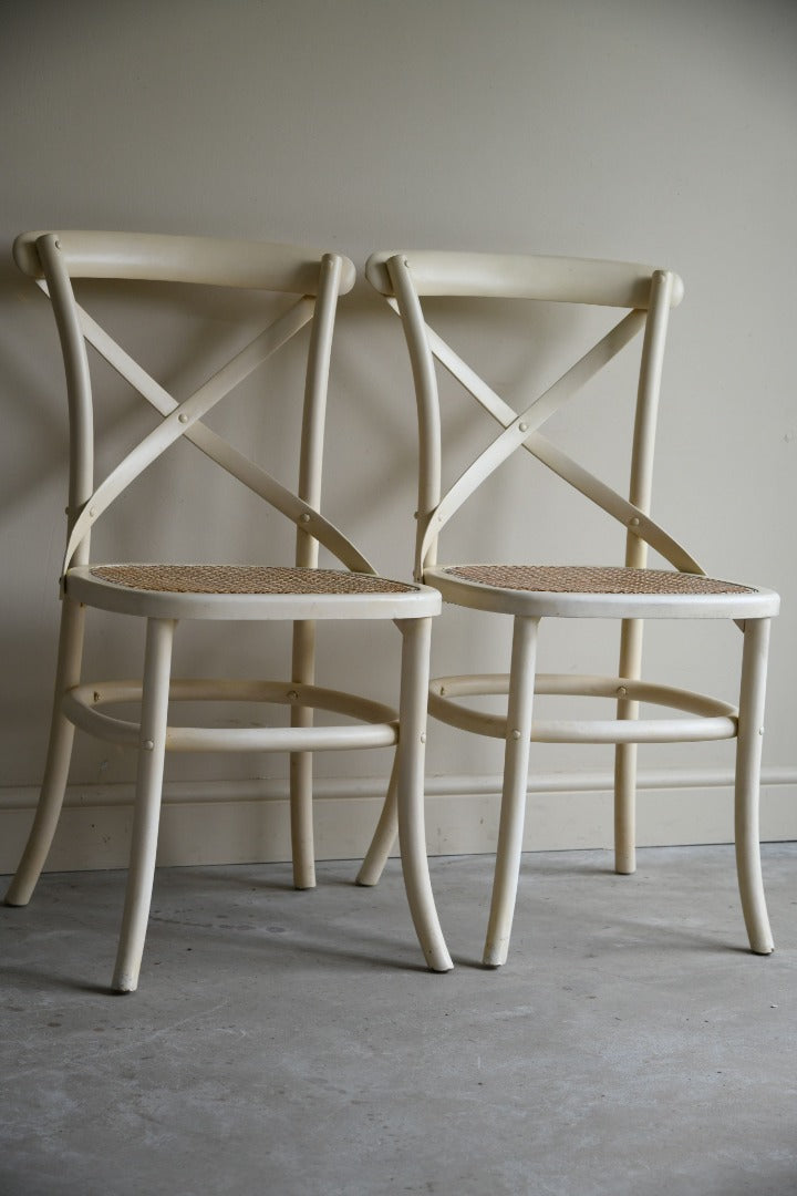 Pair Bistro Style Kitchen Chairs