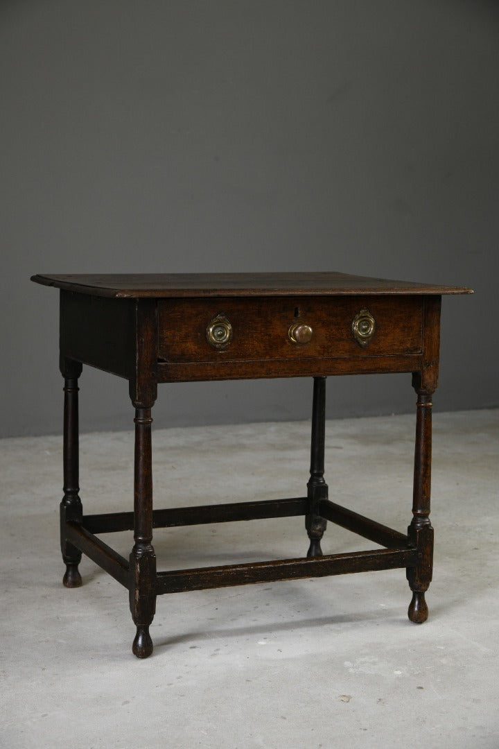 18th Century Oak Side Table