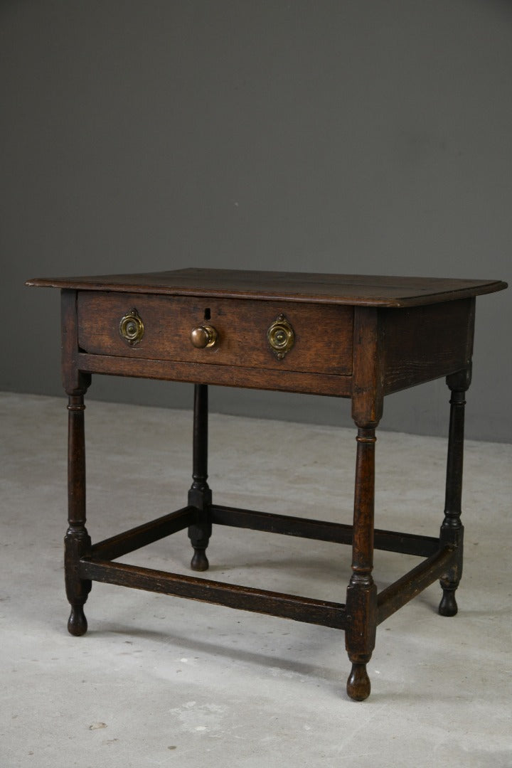 18th Century Oak Side Table