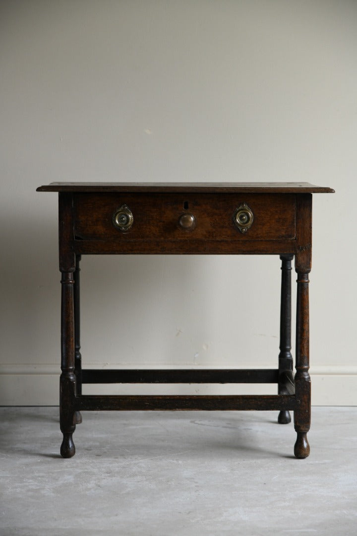 18th Century Oak Side Table