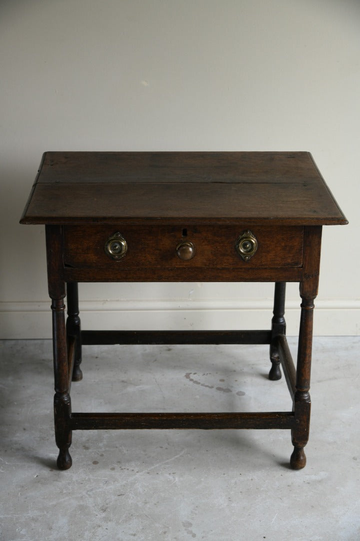 18th Century Oak Side Table