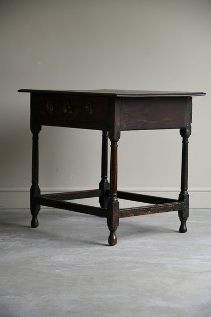 18th Century Oak Side Table