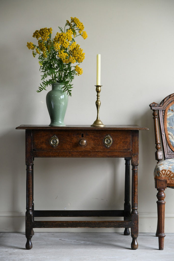 18th Century Oak Side Table