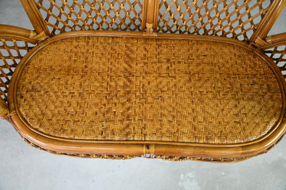 Vintage Cane Sofa