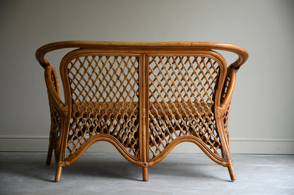 Vintage Cane Sofa